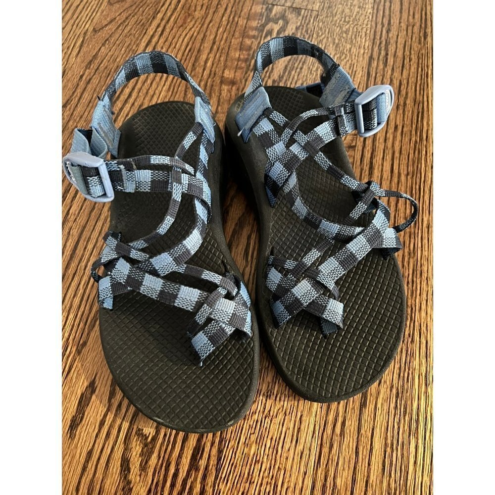 Chaco | J106448 Women's Z/Cloud X2 Remix Checker Eclipse‎ Blue Sz 8